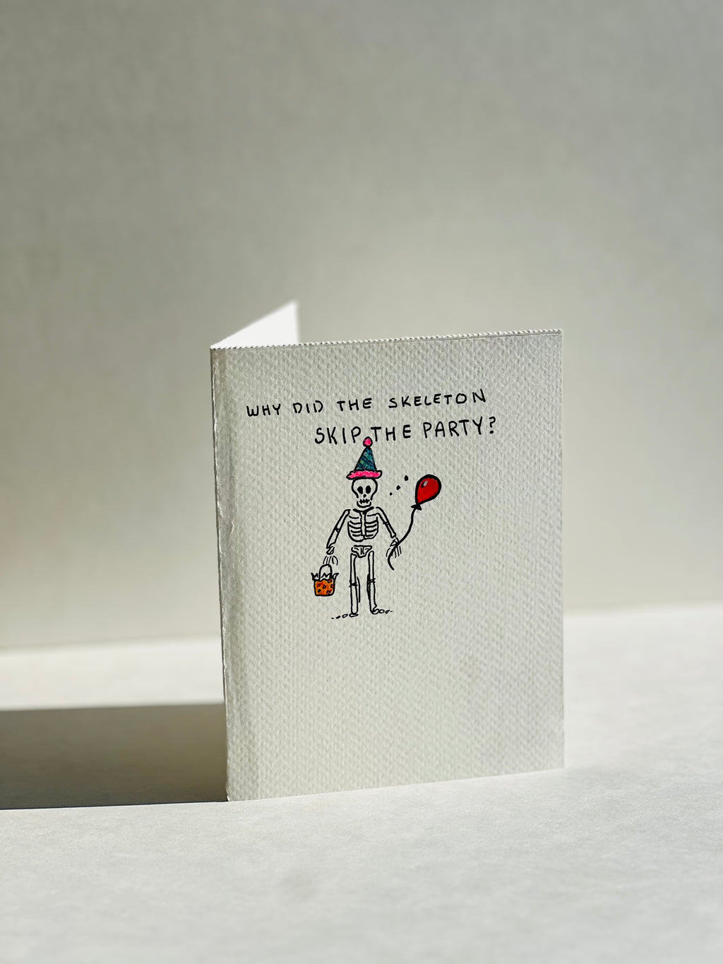 Handmade Card - No-Body Birthday