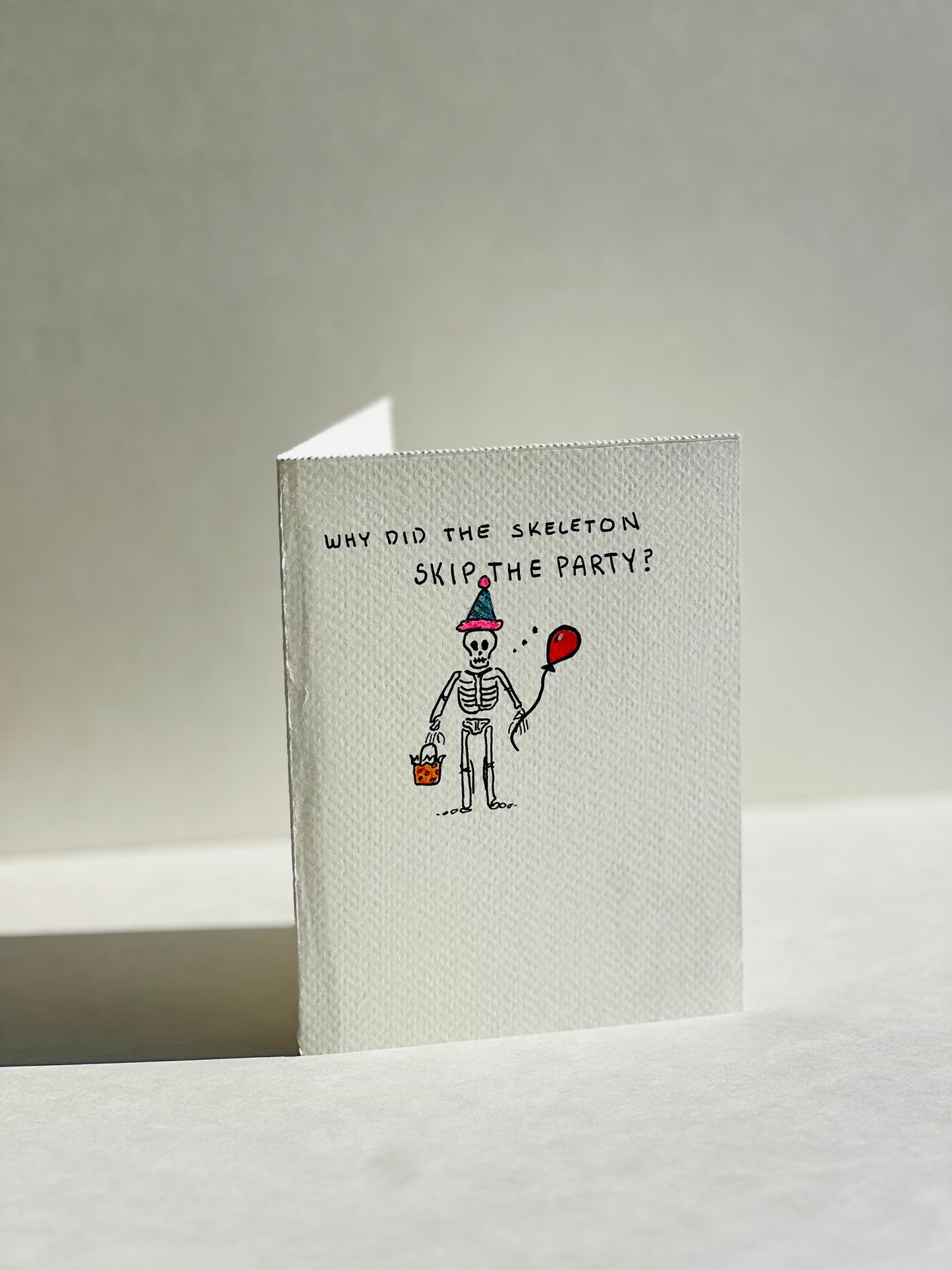 Handmade Card - No-Body Birthday