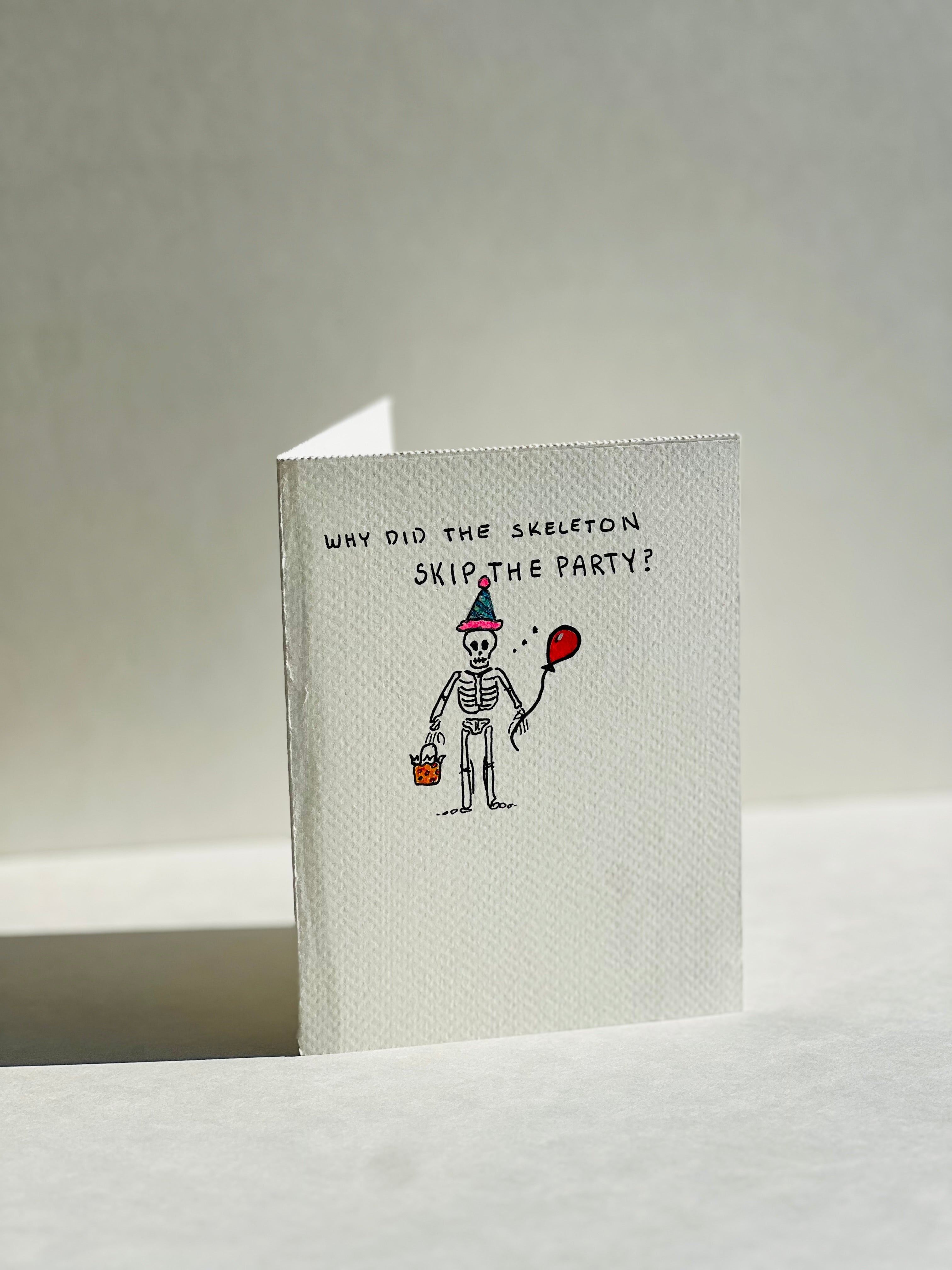 Handmade Card - No-Body Birthday