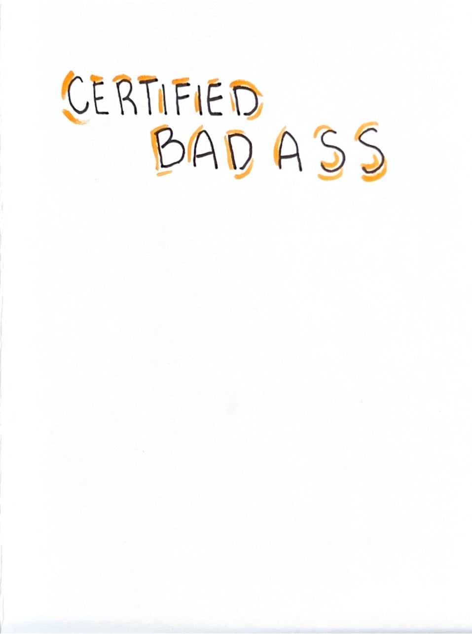 Handmade Card - No Guts!