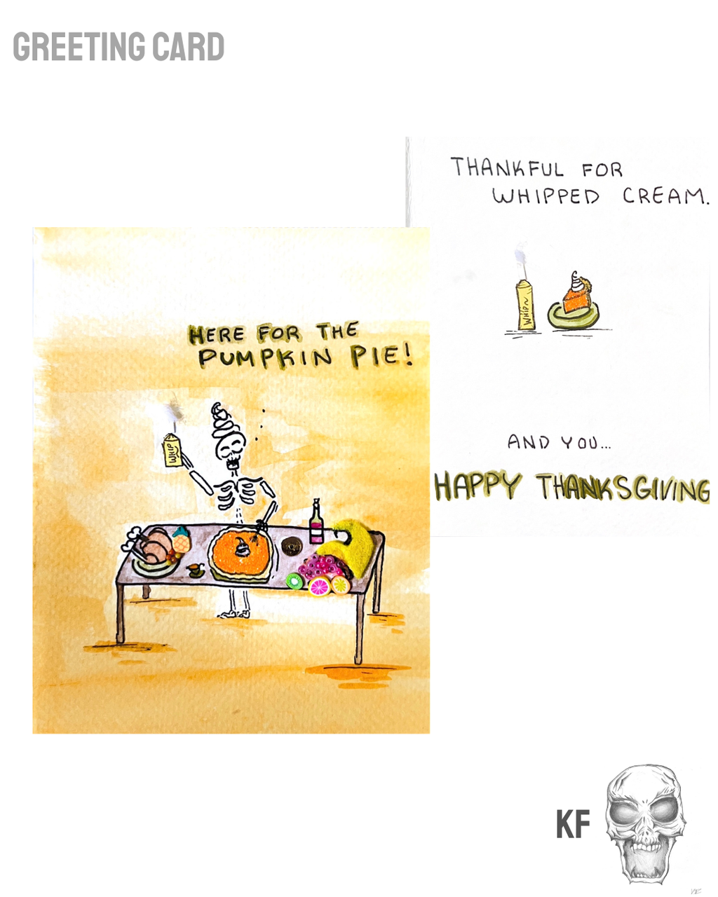 Handmade Card - Give Me Pumpkin Pie!