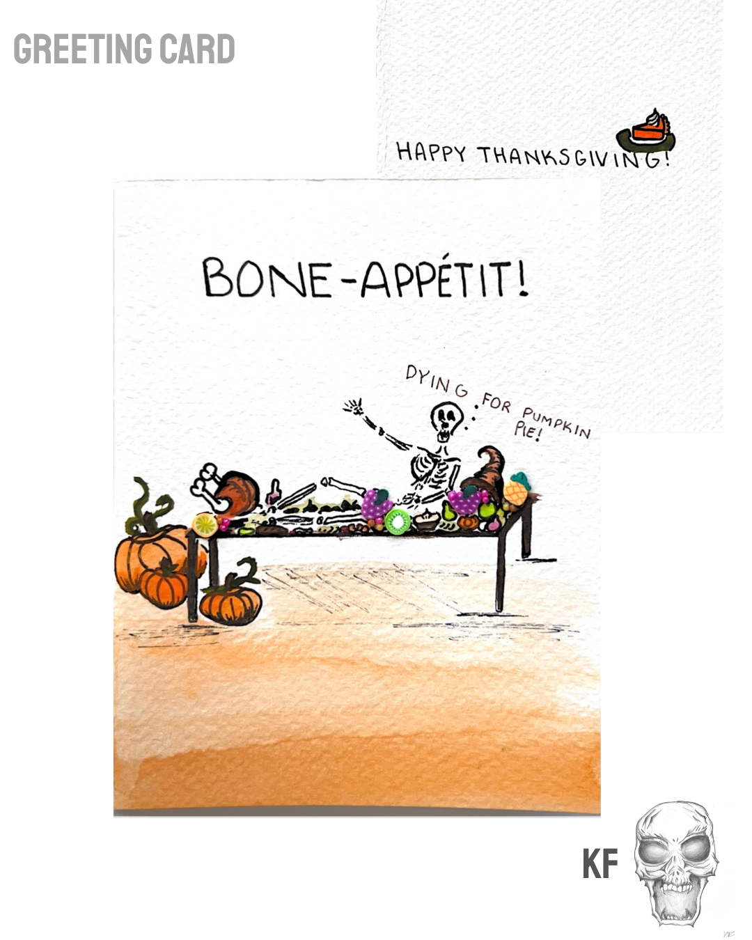 Handmade Card - Bone-Appetit!