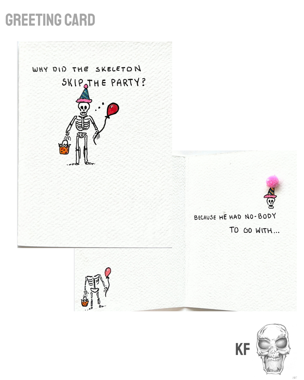 Handmade Card - No-Body Birthday