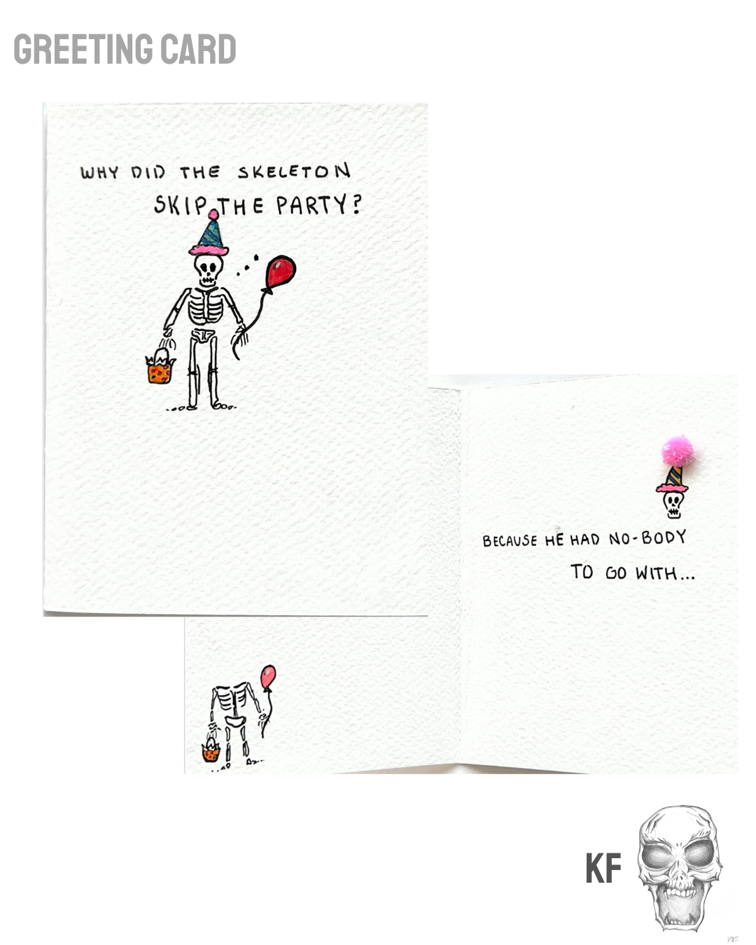 Handmade Card - No-Body Birthday