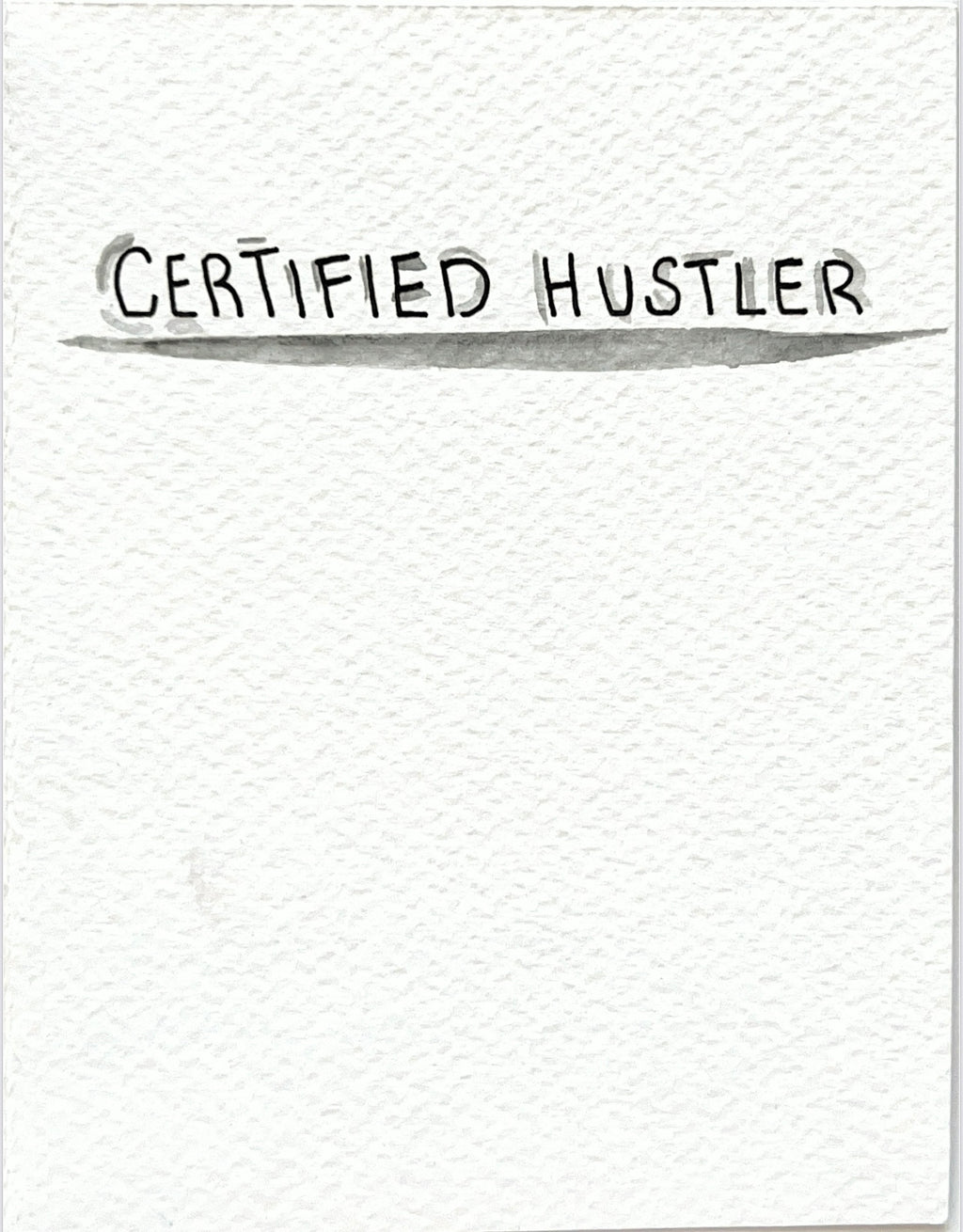 Handmade Card - Graveyard Shift