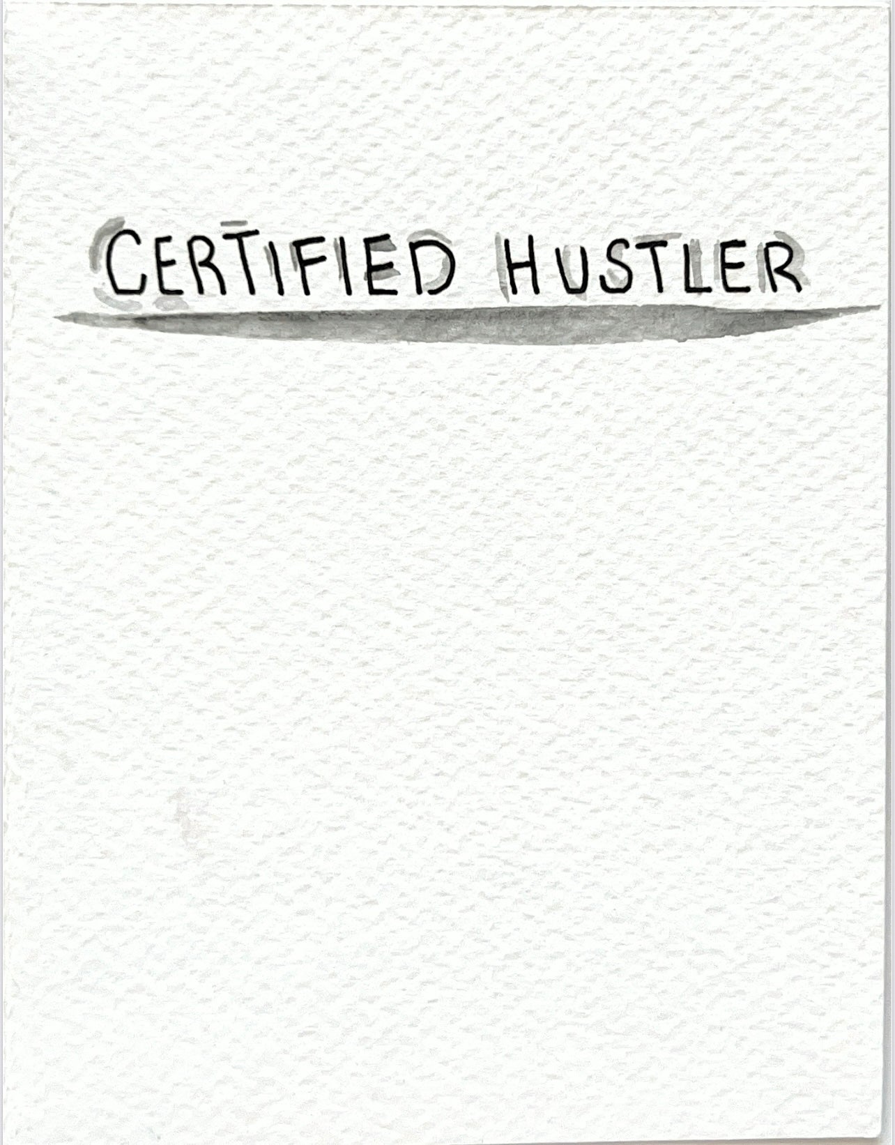 Handmade Card - Graveyard Shift