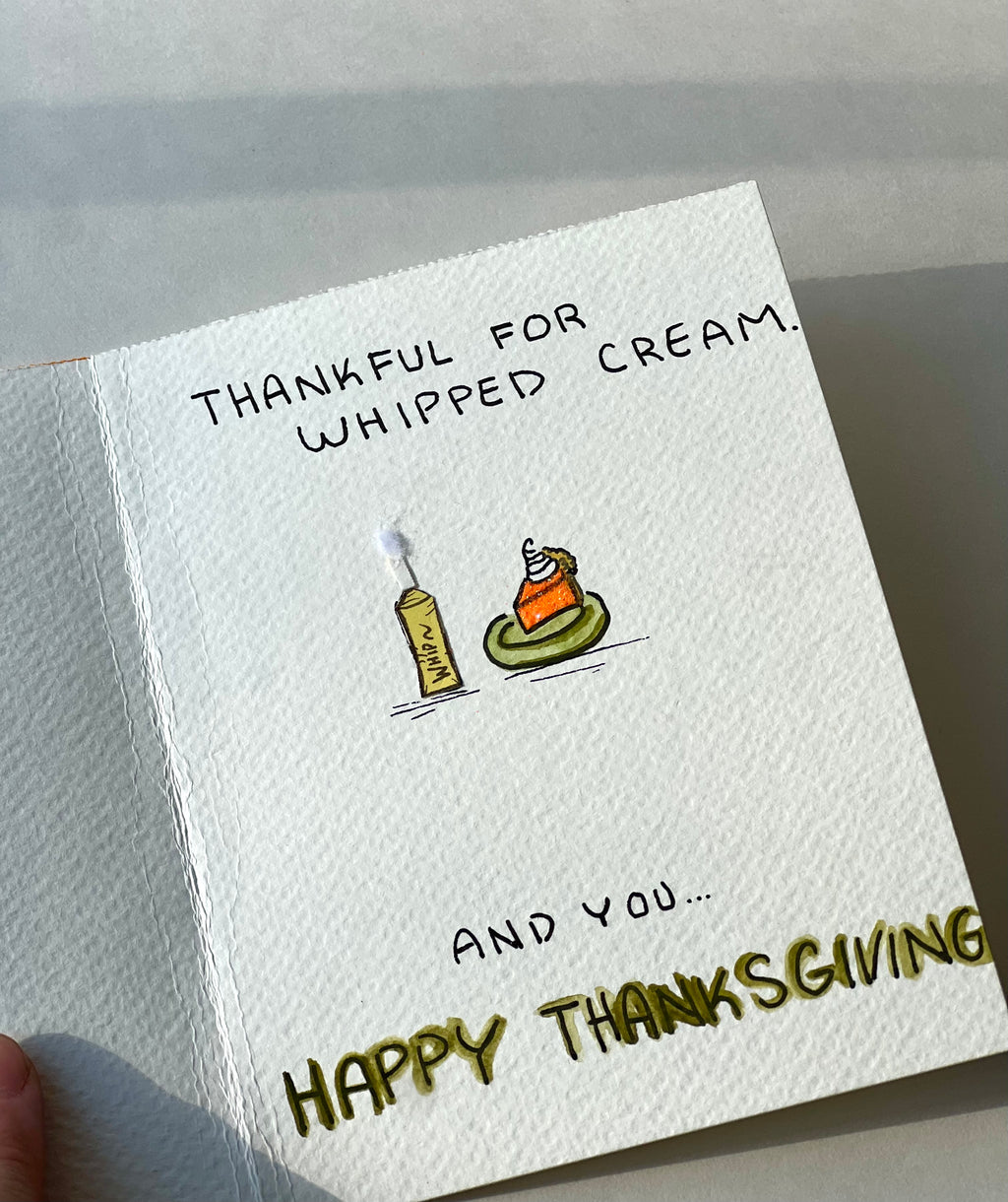 Handmade Card - Give Me Pumpkin Pie!