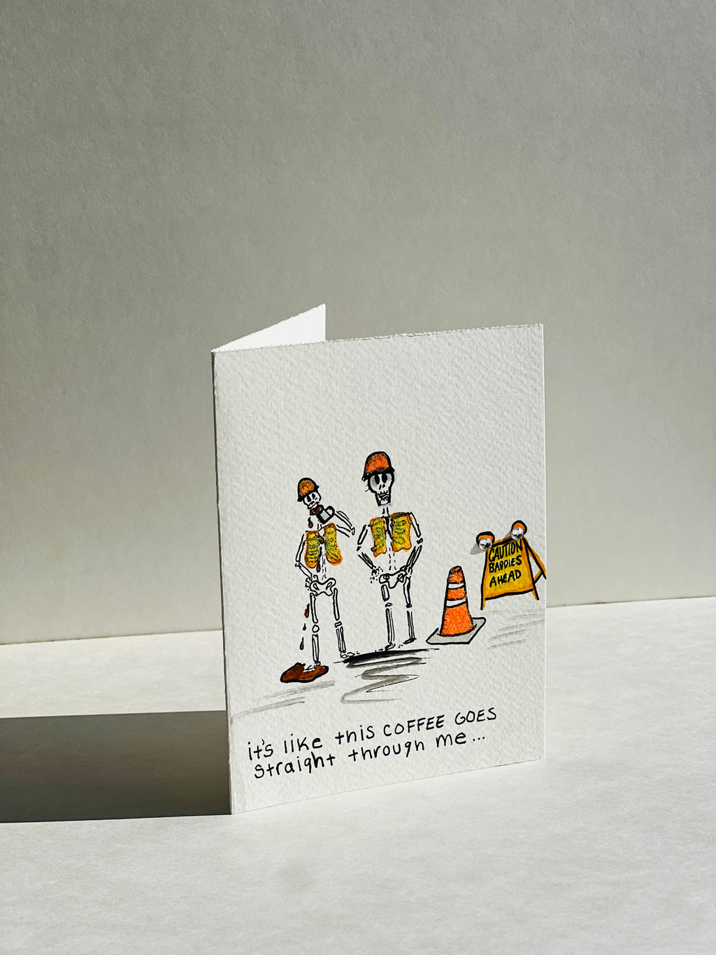 Handmade Card - Construction Life