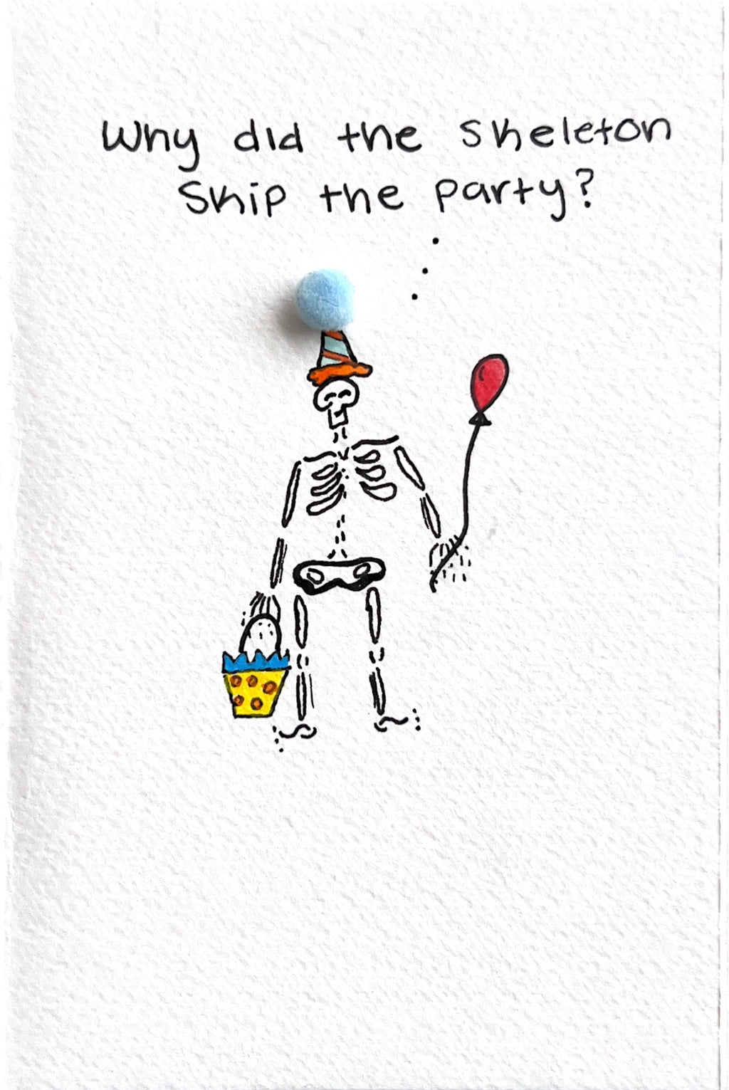 Handmade Card - No-Body Birthday