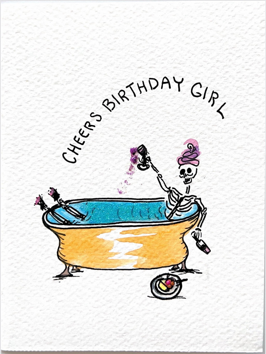 Handmade Card - Birthday Bath