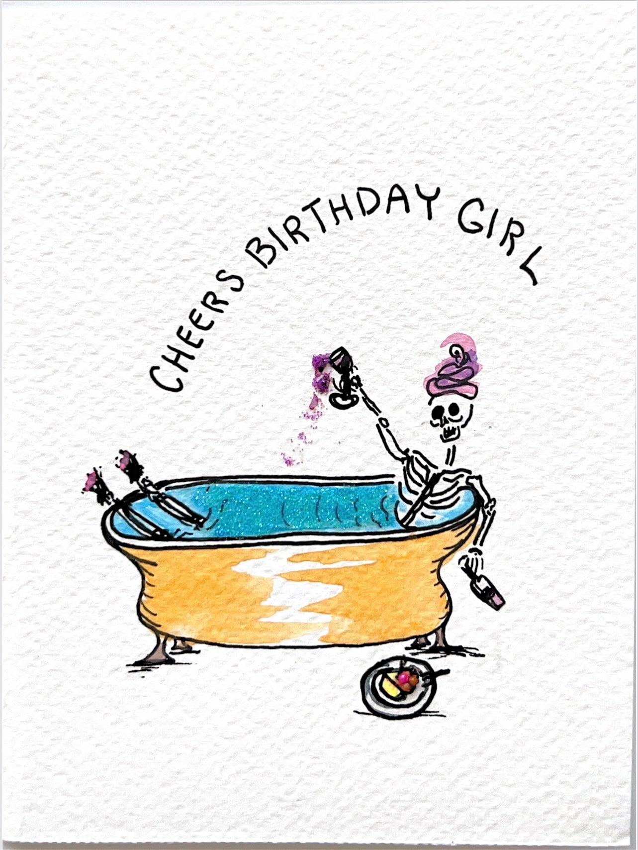 Handmade Card - Birthday Bath