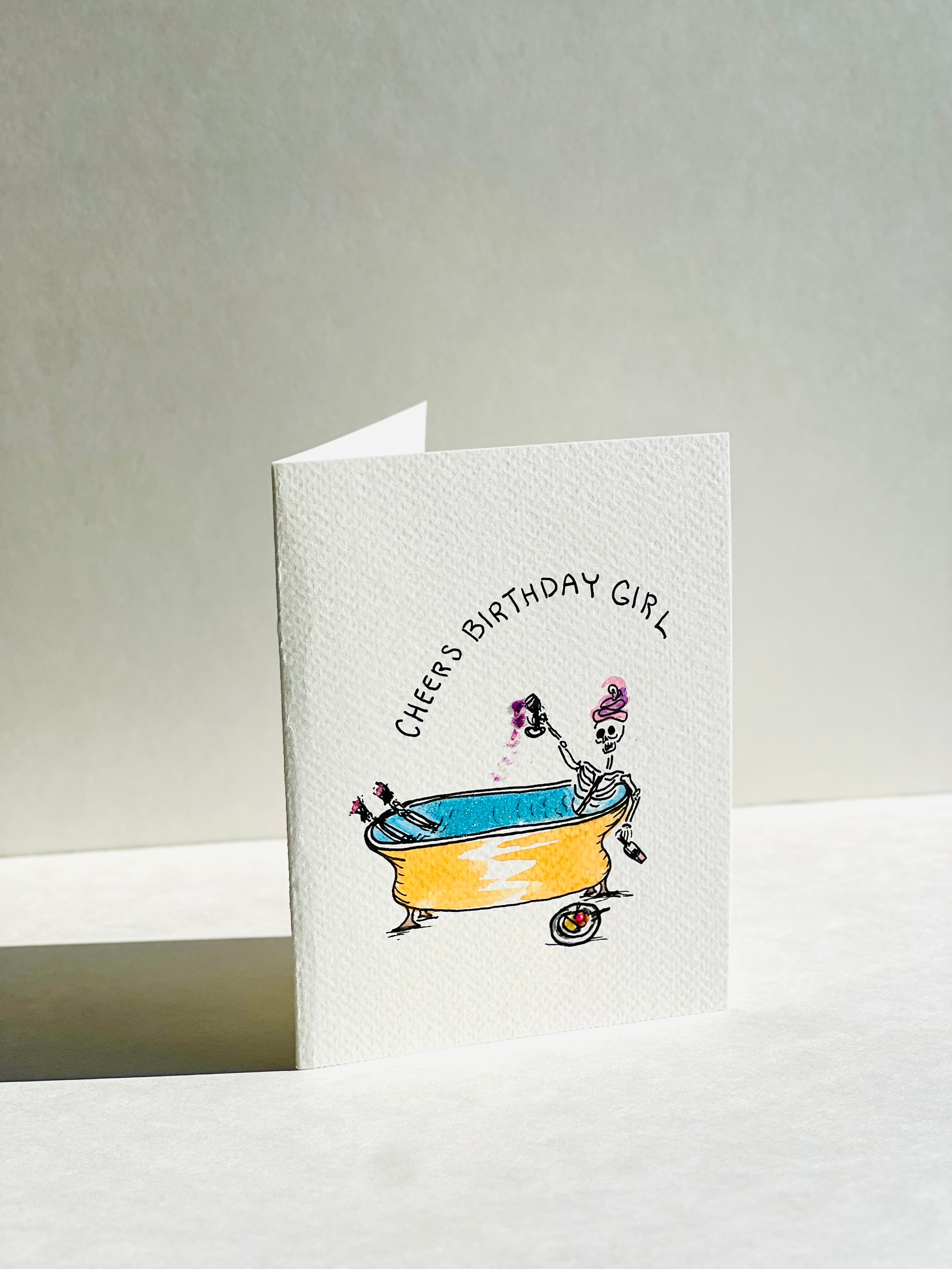 Handmade Card - Birthday Bath