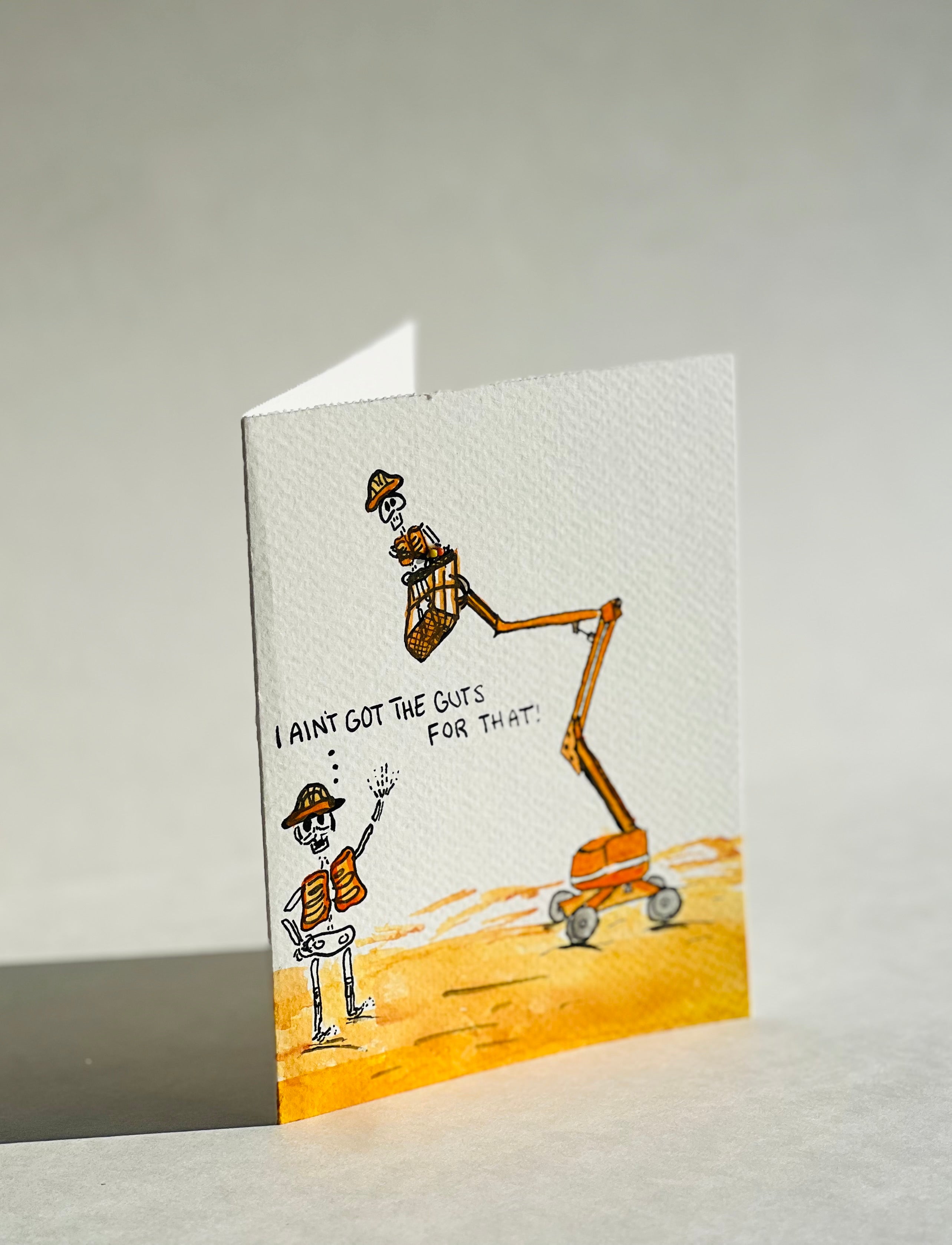 Handmade Card - No Guts!