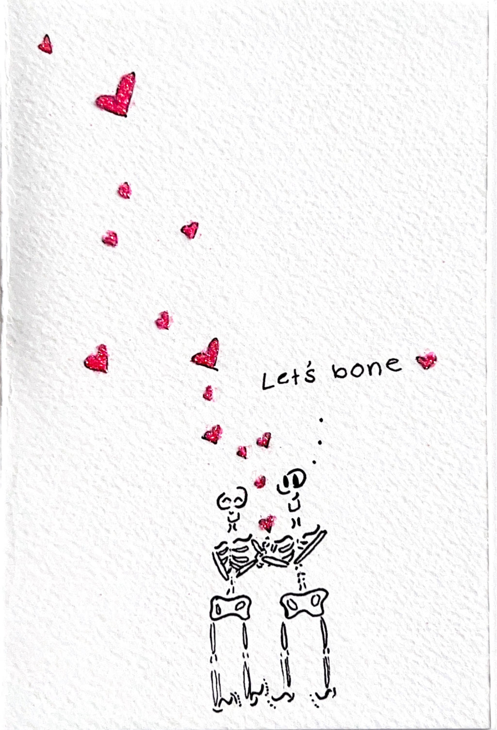 Handmade Card - Let’s Bone