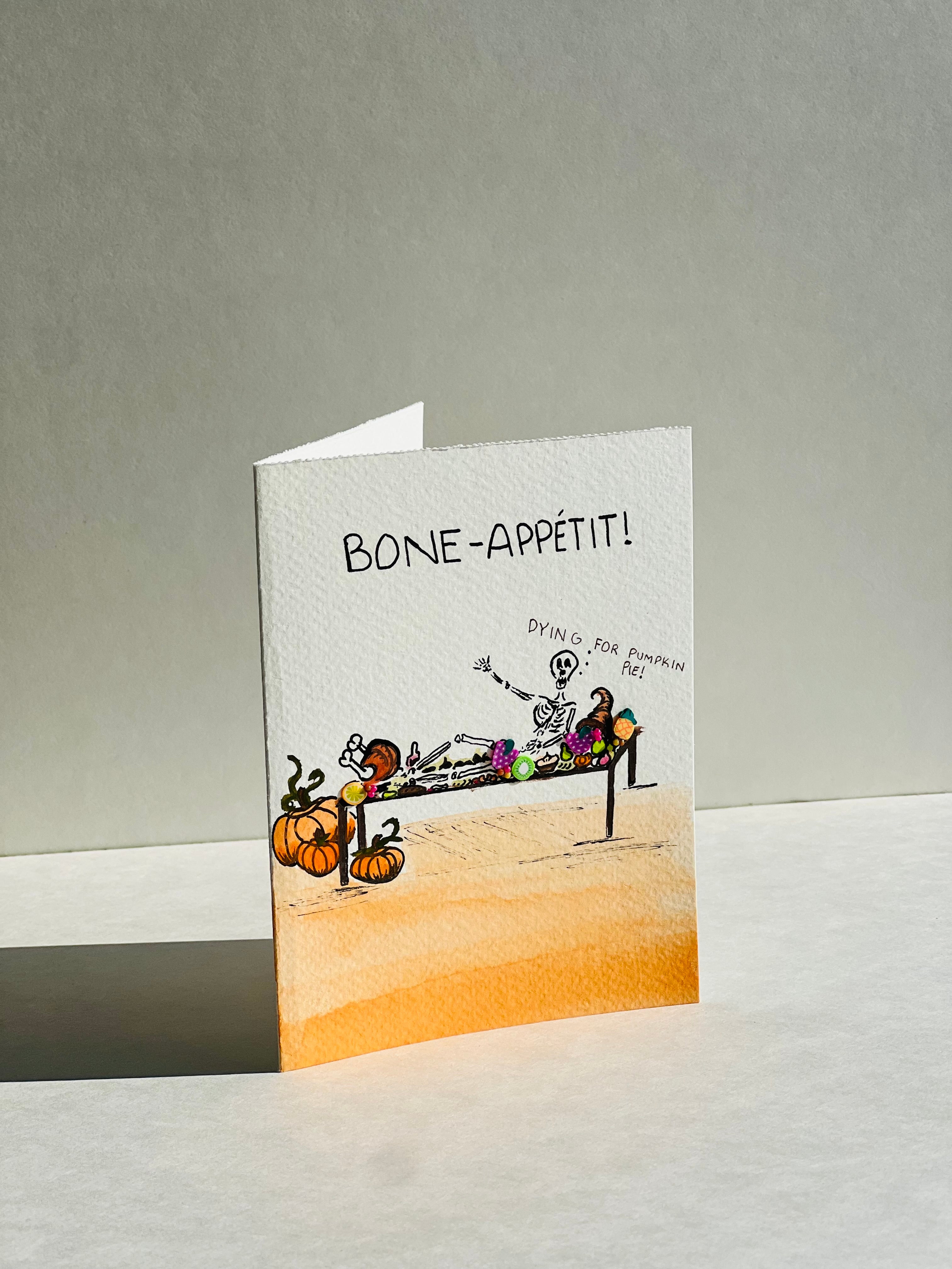 Handmade Card - Bone-Appetit!