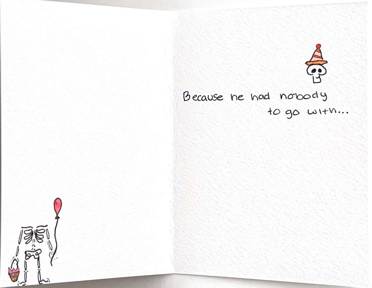 Handmade Card - No-Body Birthday