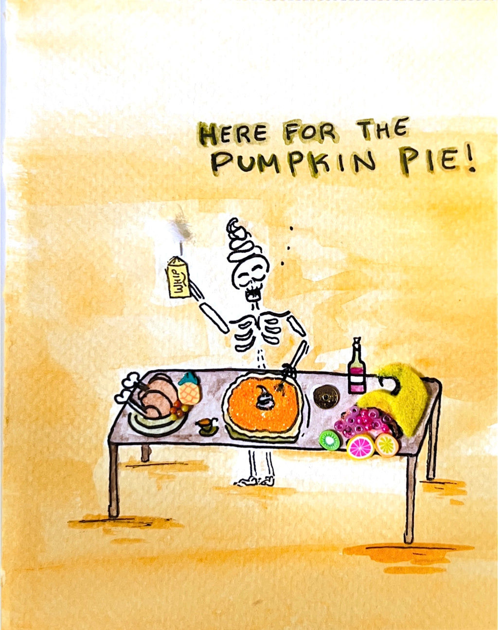 Handmade Card - Give Me Pumpkin Pie!