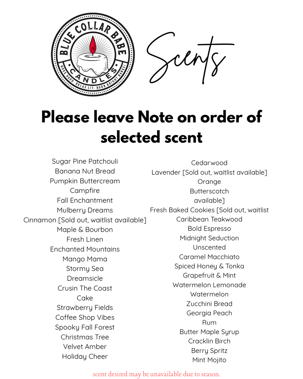 Custom Gift Bundle Candle + Card