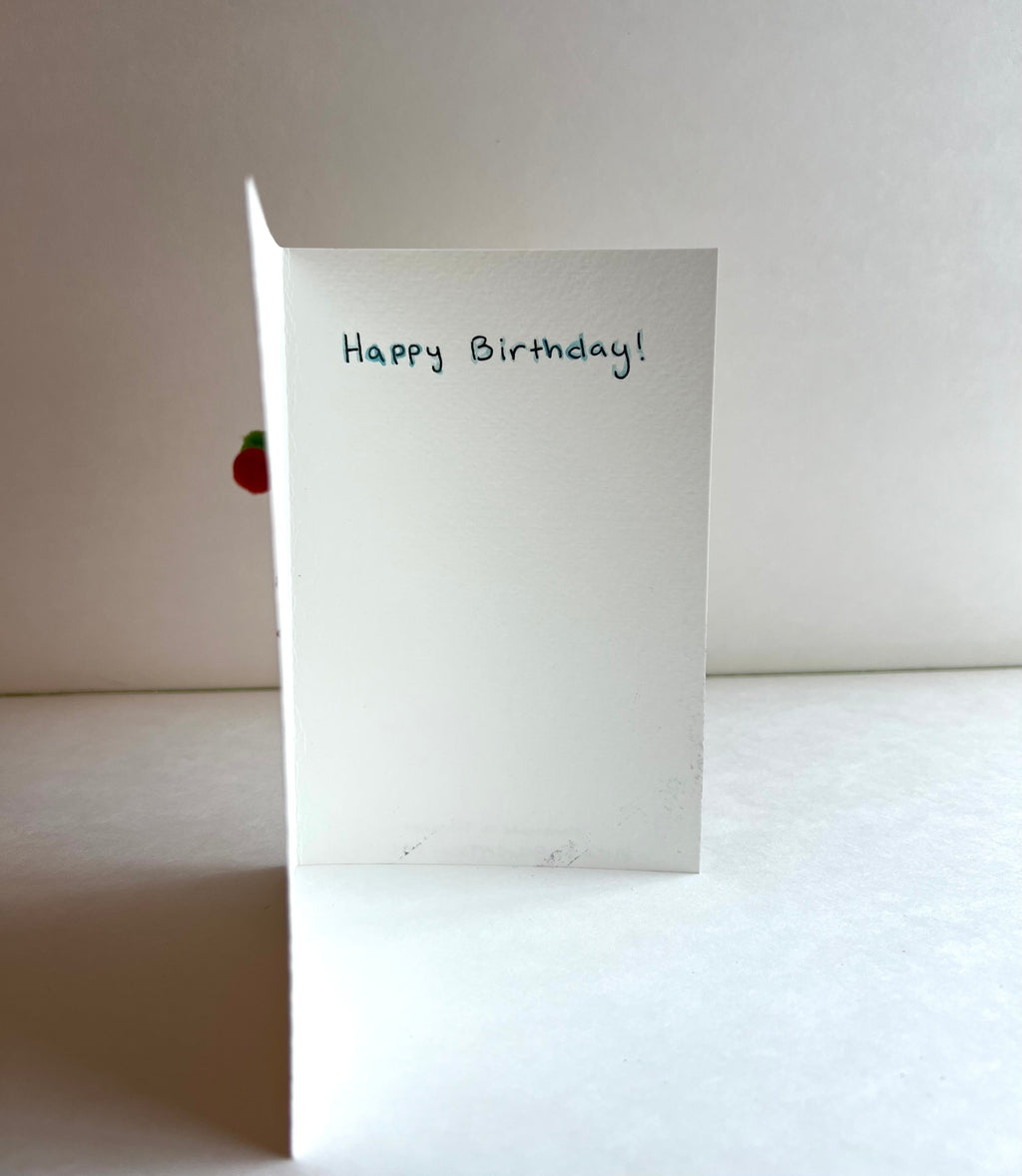 Handmade Card - Skeleton Birthday
