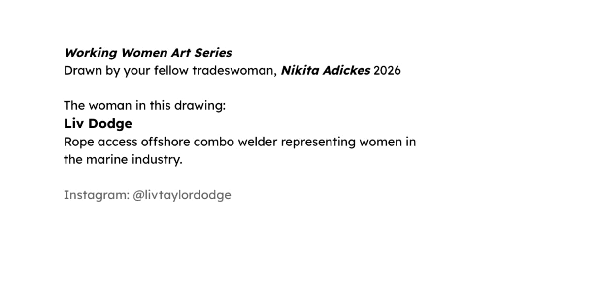 Working Women Art Series - Liv Dodge
