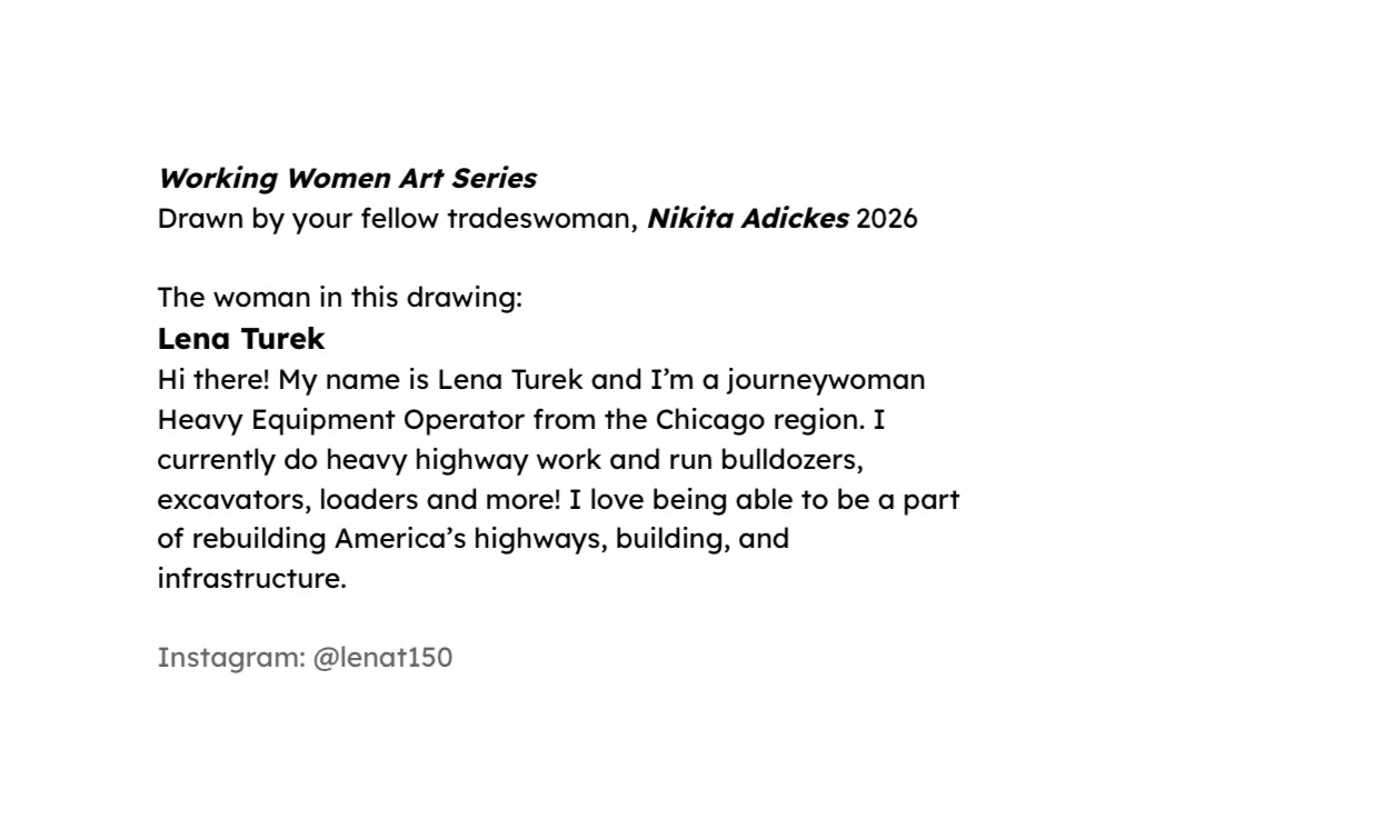 Working Women Art Series - Lena Turek