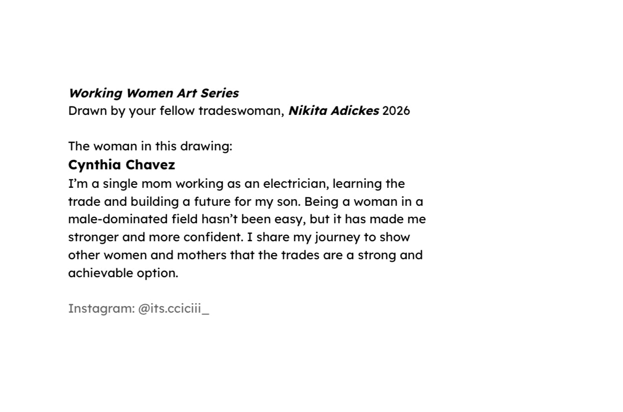 Working Women Art Series - Cynthia Chavez