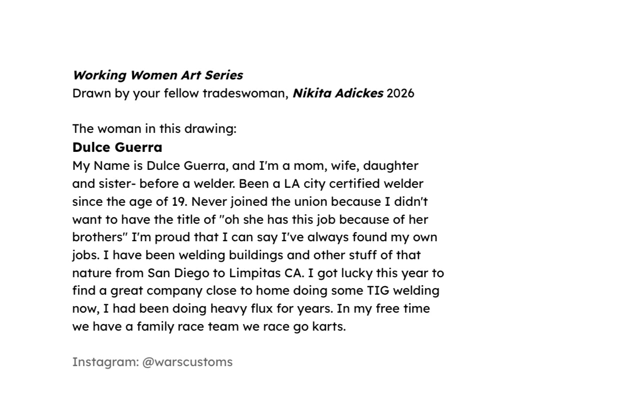 Working Women Art Series - Dulce Guerra