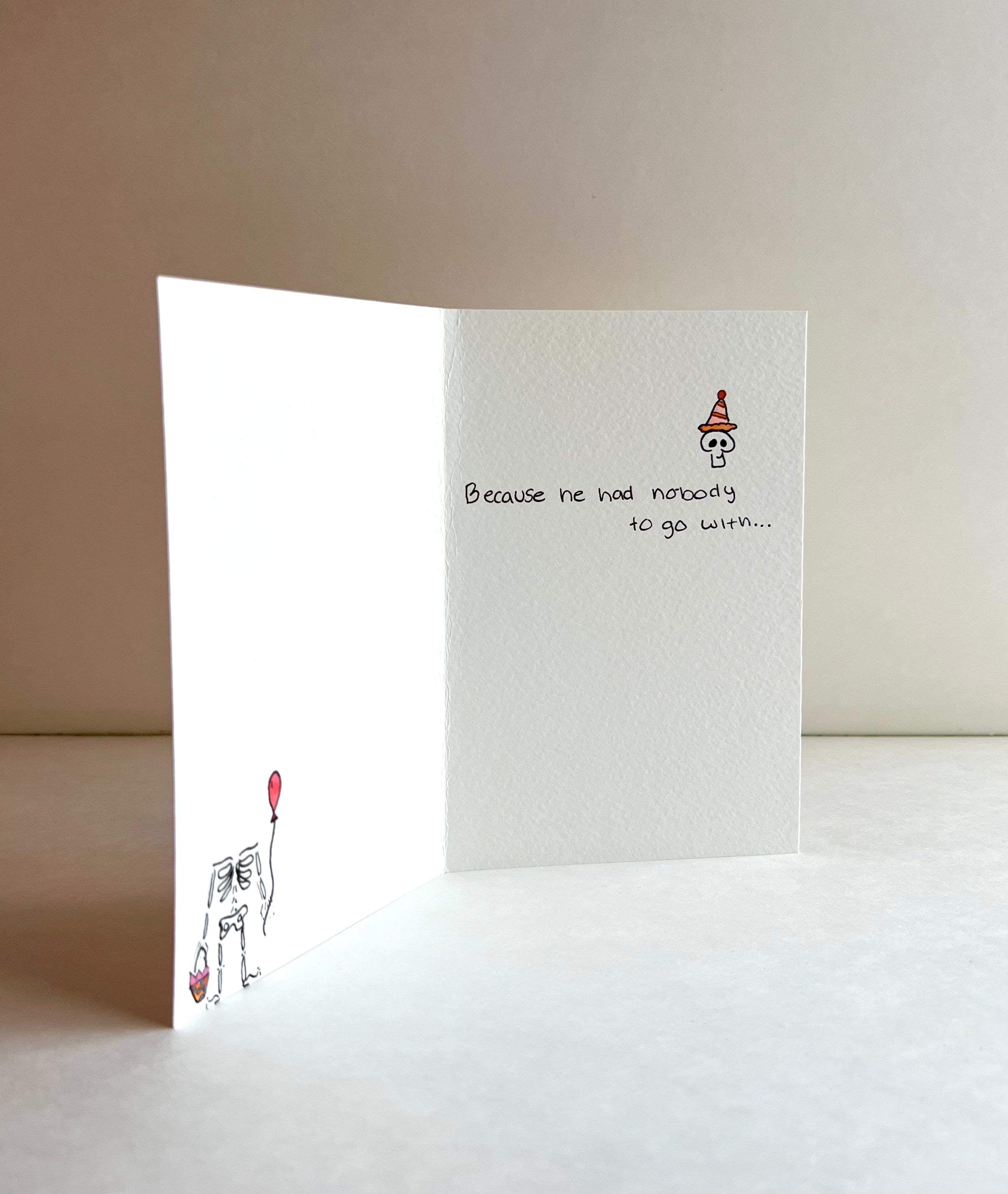 Handmade Card - No-Body Birthday