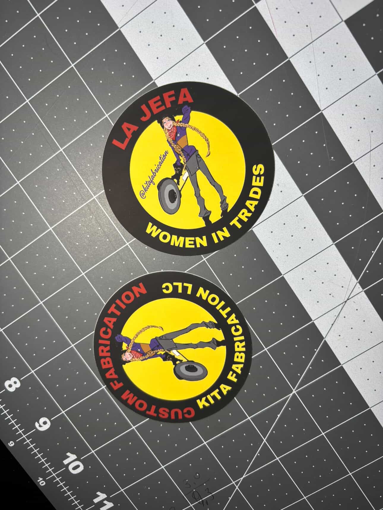 LA JEFA - Women in Trades Sticker